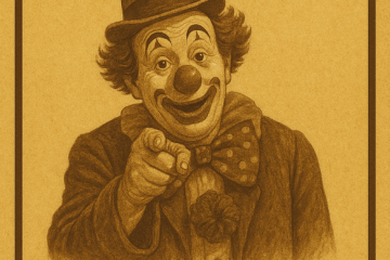Vintage-style clown pointing at viewer with text: “Don’t Clown Around With Your Digital Privacy.” A privacy-themed parody of Uncle Sam posters.