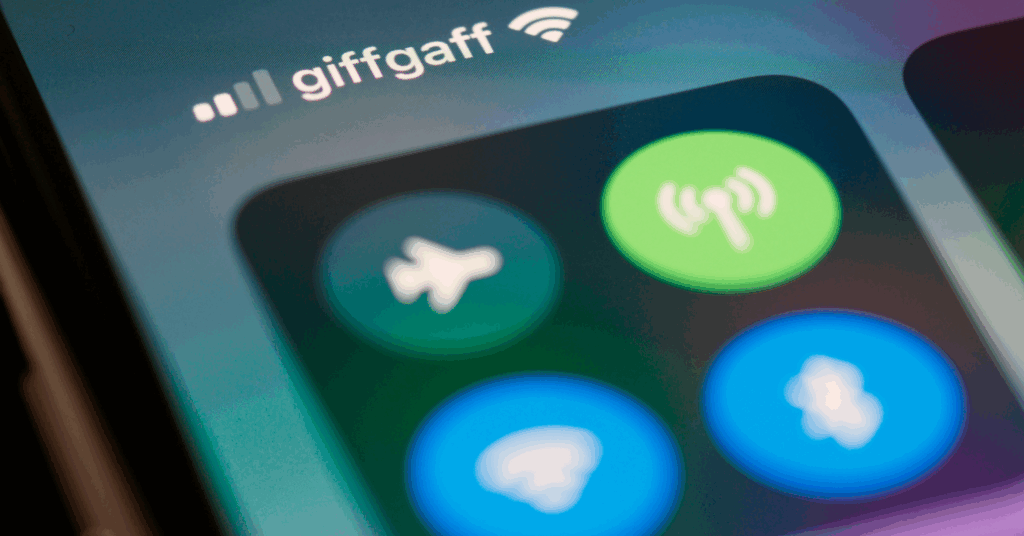 smartphone-wifi-network-settings Smartphone screen showing Wi-Fi network connection and wireless settings icons